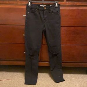 Bullhead Denim high rise skinny jeans in black